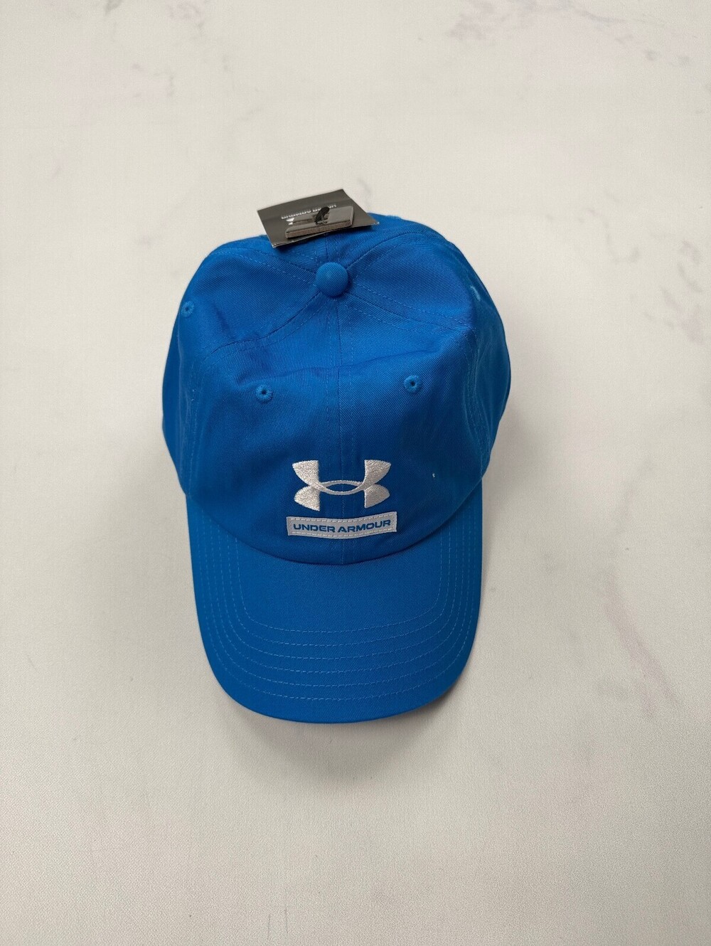 Under Armour Logo Baseball Cap Blue Modern Sporty - Mens OSFM